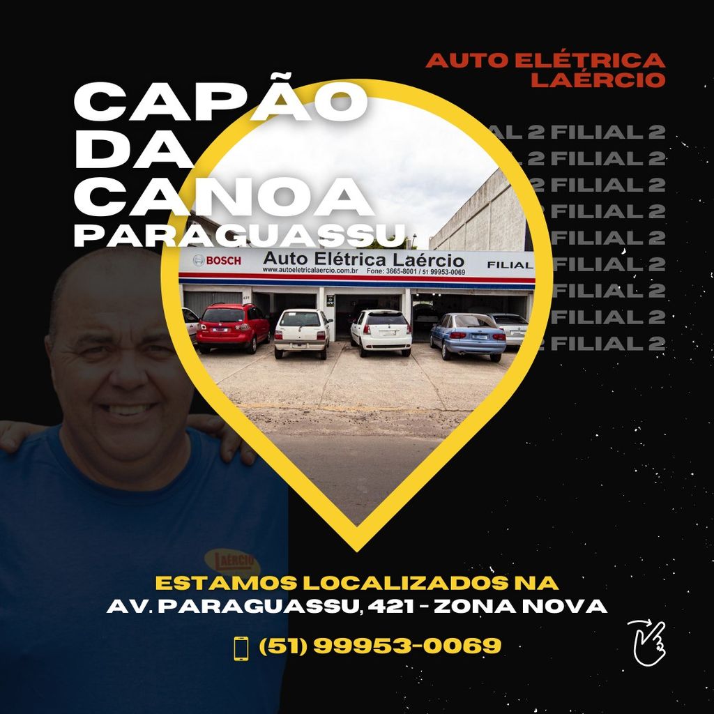 Fachada da unidade da Auto Elétrica Laércio na Zona Nova, em Capão da Canoa